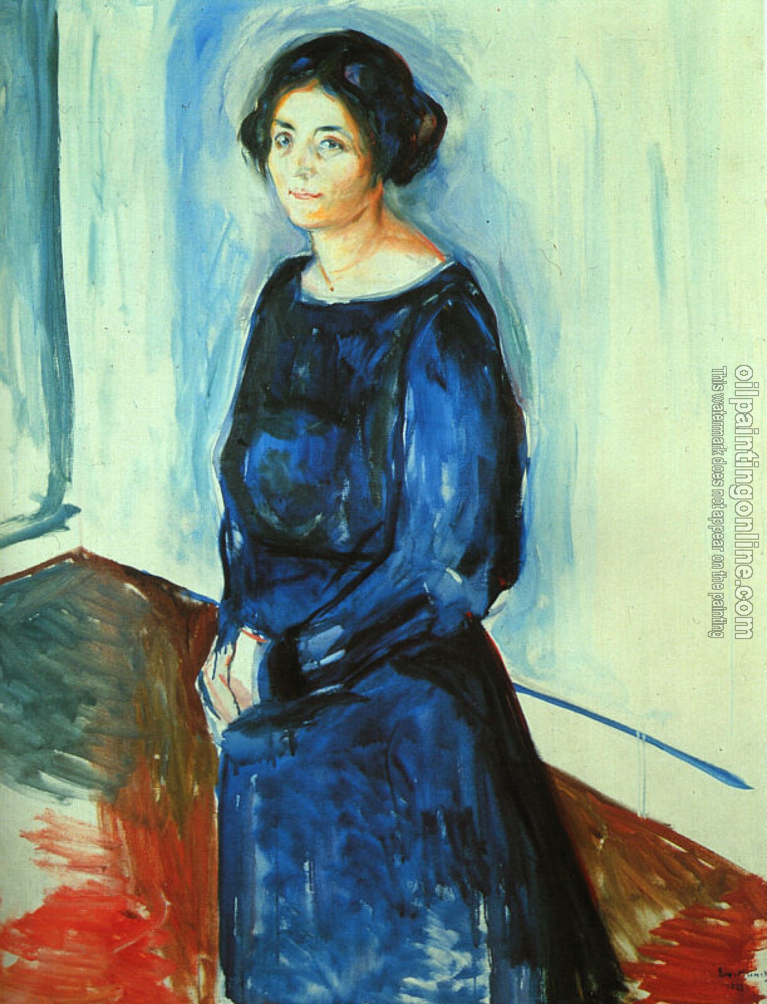 Munch, Edvard - Woman in Blue